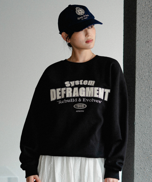 Defragment Sweatshirt Black ISMT2665