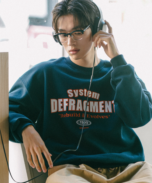 Defragment Sweatshirt Navy ISMT2665