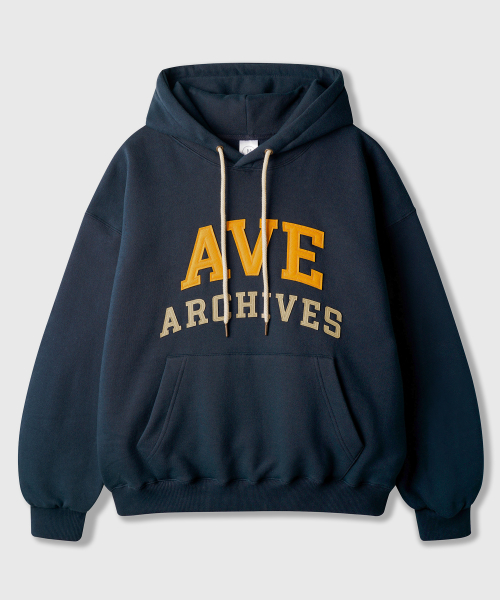 Authentic Archives Hoodie Navy KJHD2666