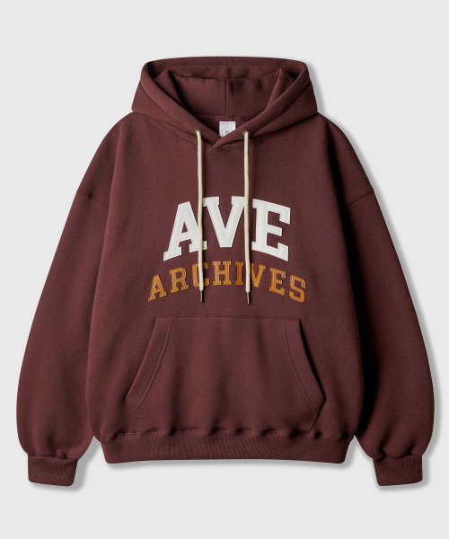 Authentic Archives Hoodie Burgundy KJHD2666