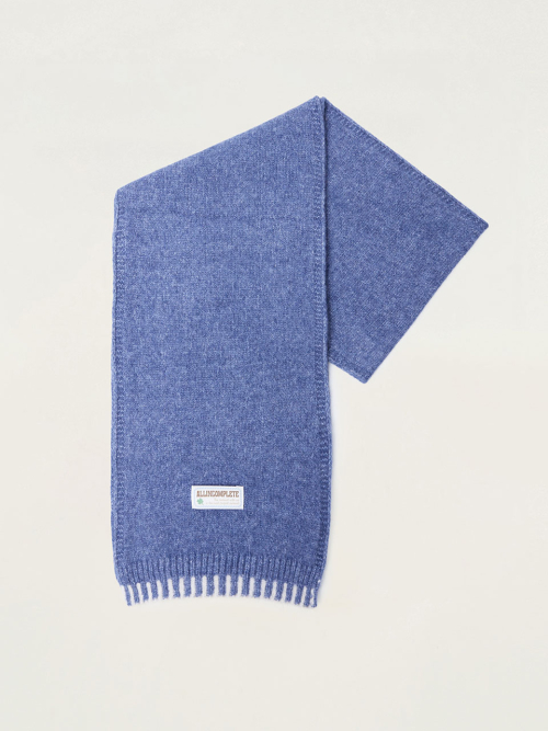 Piano Knit Muffler (Blue)