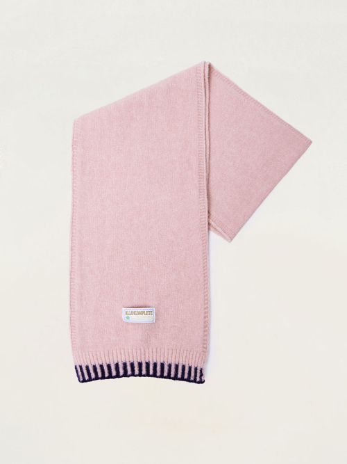 Piano Knit Muffler (Strawberry)