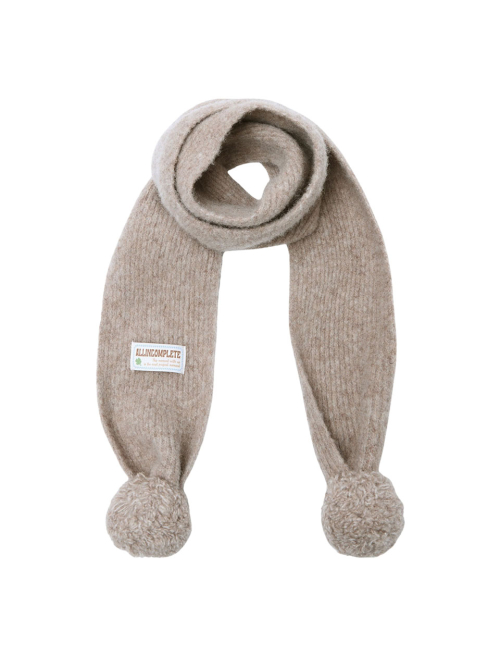 Marble Knit Mini Muffler (Oatmeal)