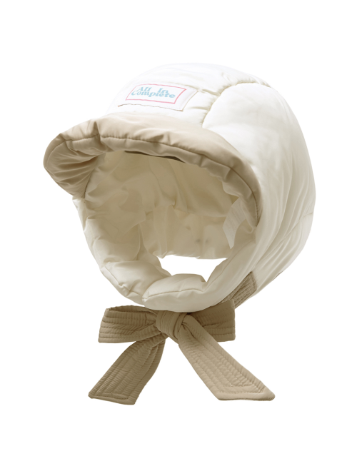 Panda Padding Balaclava (Beige & Ivory)
