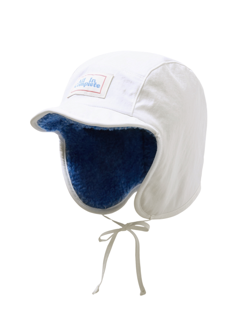 Sprinkle Teddy Reversible Trooper Hat (White)