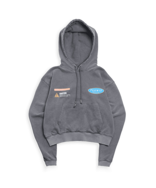 certified hoodie in light gray