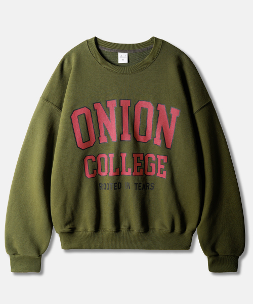 Onion College Sweatshirts Olivekhaki SJMT2658