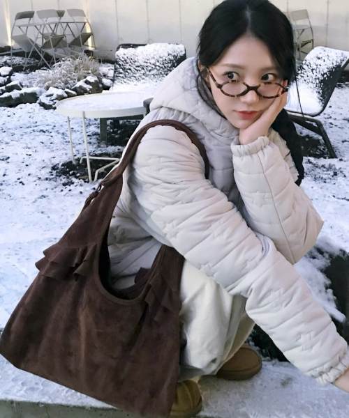 버디 스웨이드 숄더백_35171SH