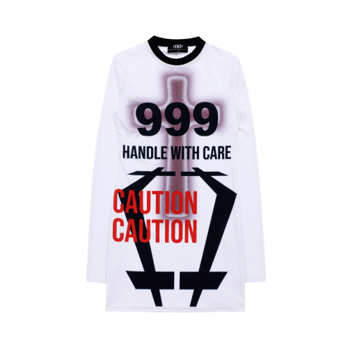 Number Nine Jersey One Piece White