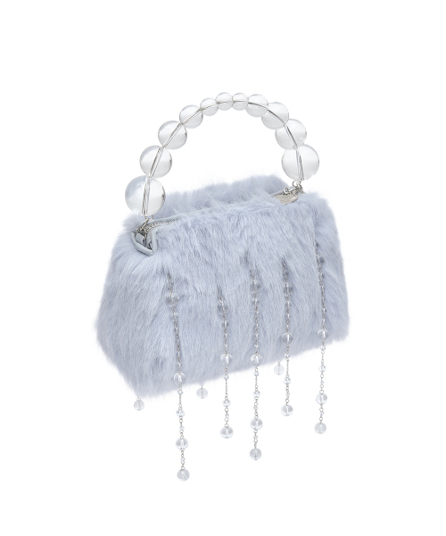 [X SUSAN FANG] FURRY BUBBLE RAIN BAG - SKY BLUE