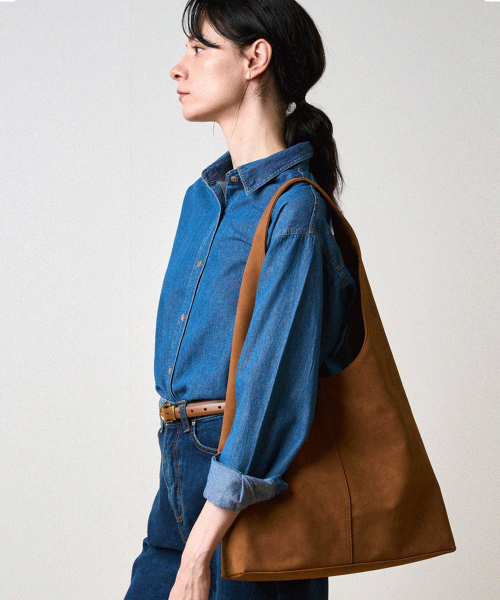 Day Hobo Suede Shoulder bag (Brown)