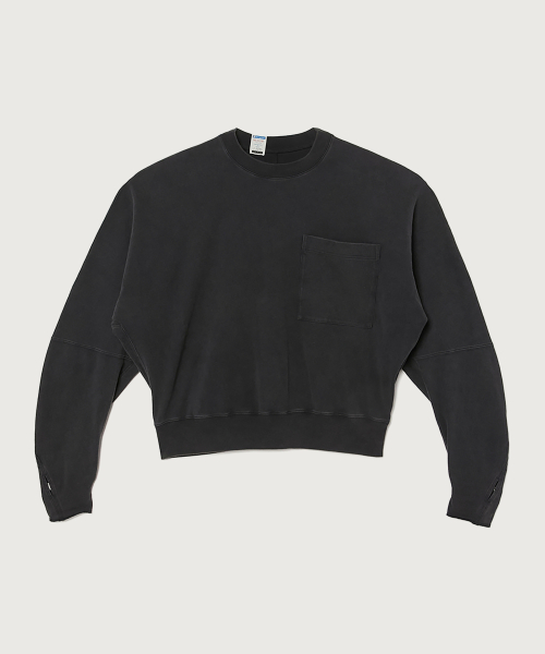 챔피온 X 엔할리우드 빅 포켓 롱슬리브 Off Black