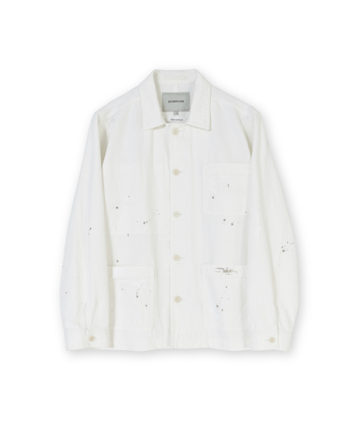 W French Work Jacket, Ivory