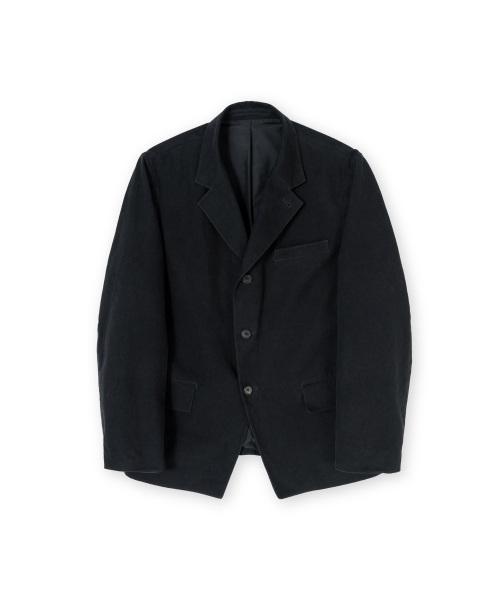 Washed Cotton Jacket, Black