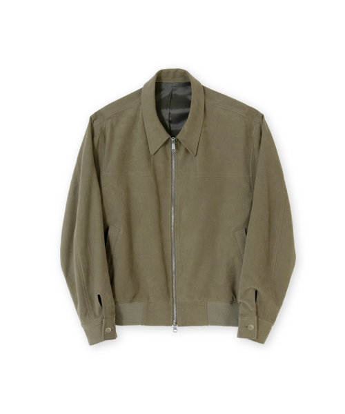 Moleskin Blouson, Khaki