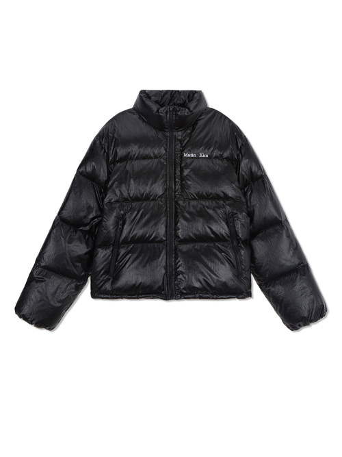SMALL LOGO VOLUME DOWN JUMPER IN BLACK