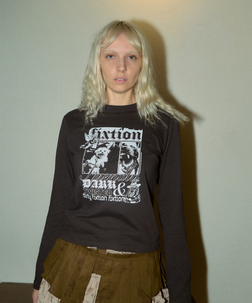 WAL!WAL! LONG SLEEVE (CHARCOAL)