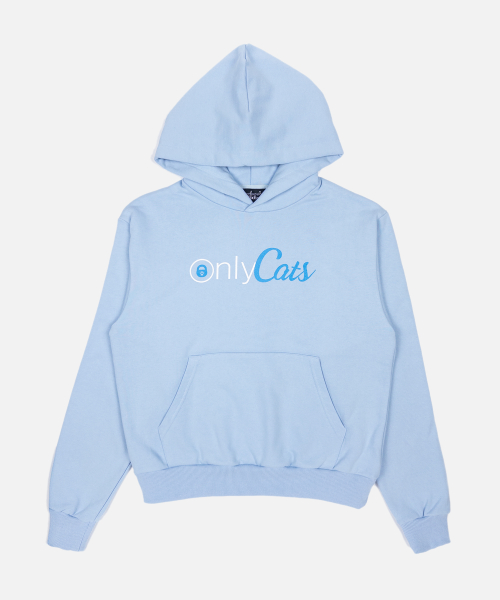 ONLY CATS HOODIE (SKY BLUE)