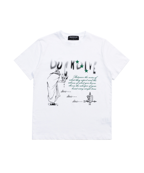 Genie Graphic Short Sleeve T-Shirt White