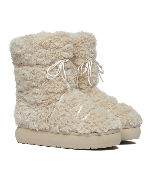 CURLY FUR BOOTS MIDDLE - 5 colors
