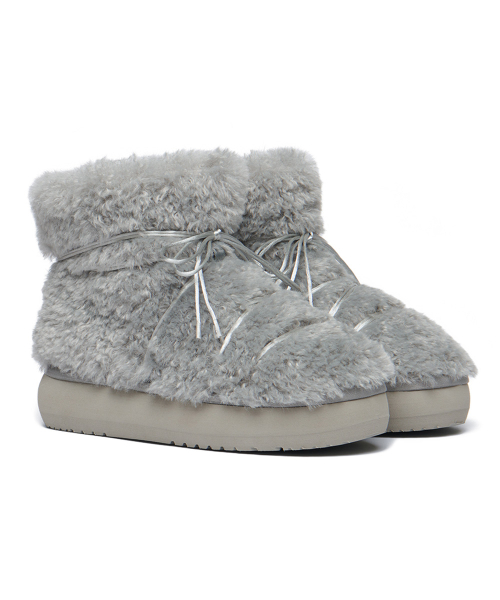 CURLY FUR BOOTS SHORT - 5 colors