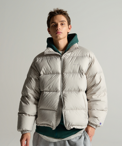 2WAY 푸퍼 다운 재킷 Light Grey