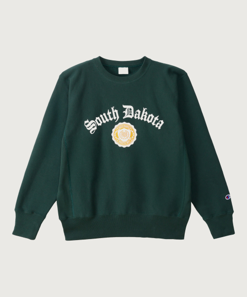 리버스위브 블루택 루즈핏 시티 스웨트셔츠 Dark Green