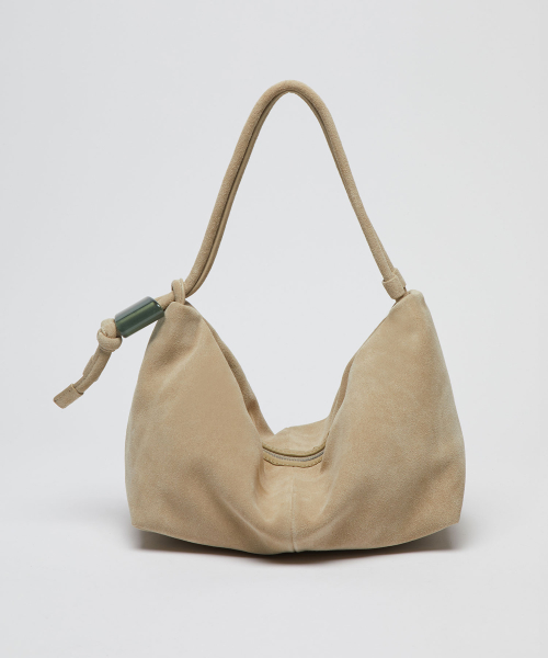 Ridge shoulder bag(Suede cream)_OVBAX26004SCR