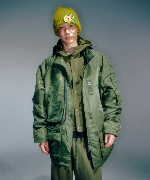MEN PETER MILITARY PARKA JUMPER KHAKI