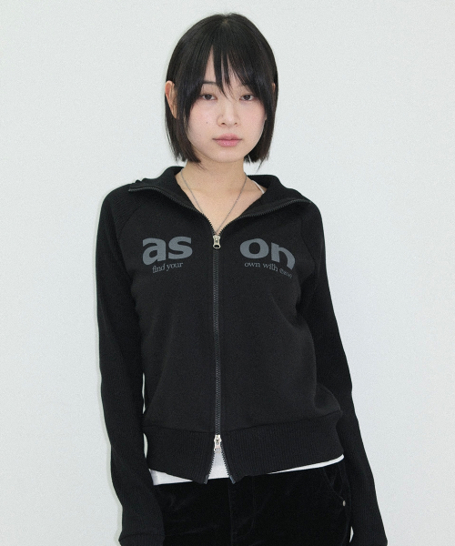 SALT ZIP-UP / BLACK