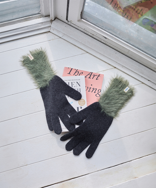 Mood Block Knit Glove_RIAEX25654BKX
