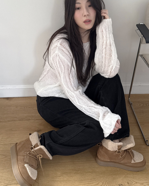 3300 벌루니 레이스업 부츠 OZPUGA432C