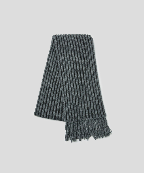 RIFF SCARF (CHARCOAL)