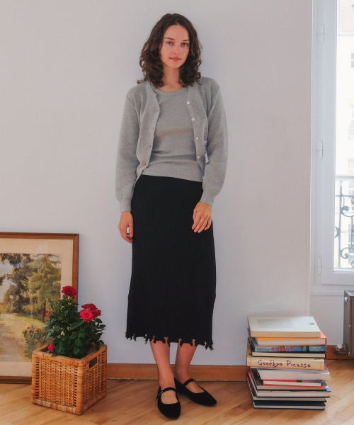 Damaged Skirt_Black