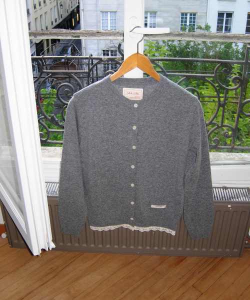 Olivia Cardigan_Melange Gray