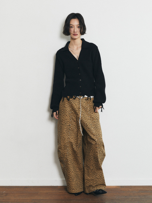 Cotton Balloon Pants_Leopard
