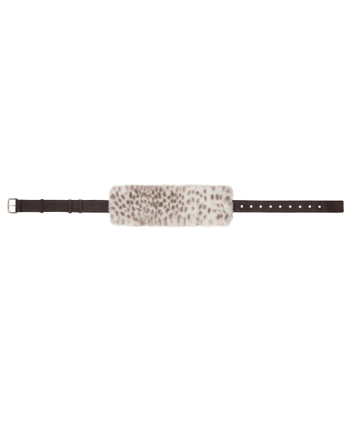 EV FUR BELT(BROWN)