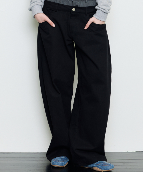 EV SKELETON LAYERED PANTS(BLACK)