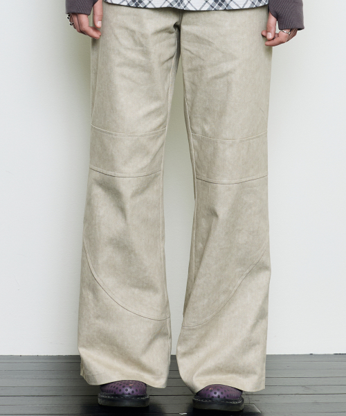 EV STITCH POCKET PANTS(BEIGE)