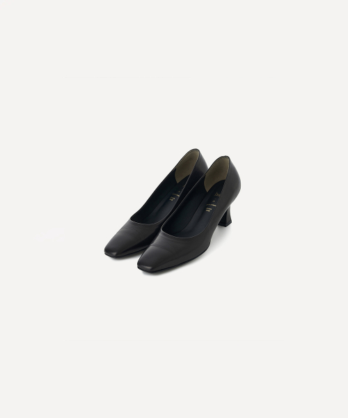 LOUNY PUMPS HEEL (BLACK)