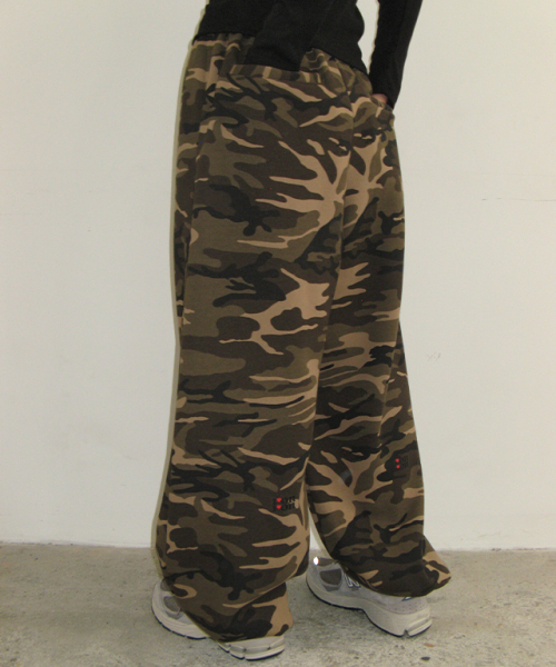 MINI LOGO BALLOON PANTS CAMOUFLAGE