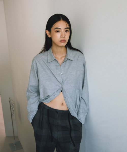 w. Warm Chambray Shirt (Mid Gray)