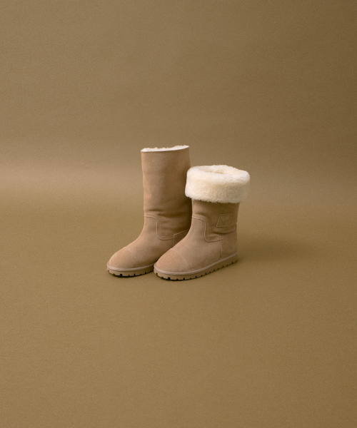 HOWUS SHEARING BOOTS (BEIGE)
