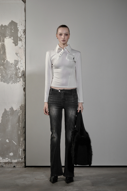 SCULPT DENIM PANTS
