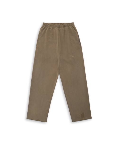 tuewid classic embroidery set up pants in umber