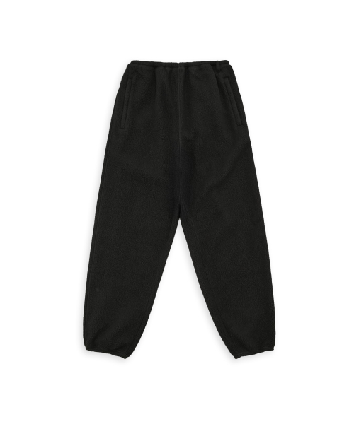 Tuewid city fleece set up pants in carbon black