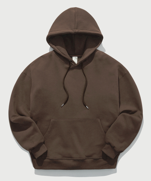 Log Overfit Napping Hood Brown YHHD2302