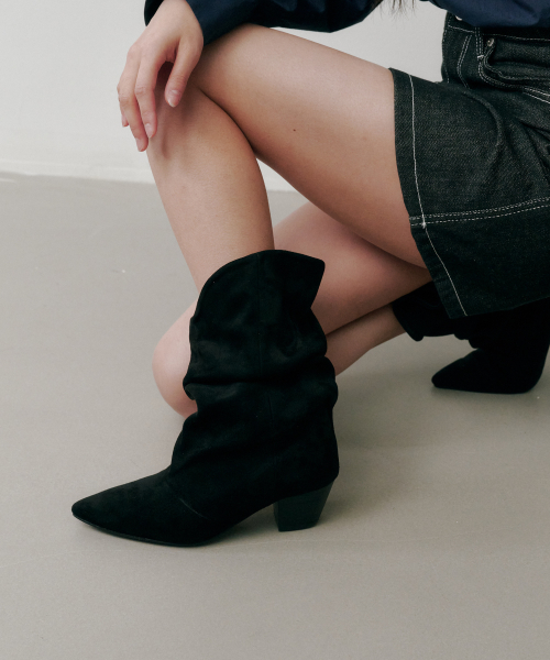 Gel Slouchy Western Boots 412546018 (5cm)