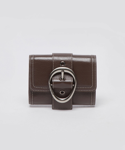 Buckle wallet(Crumble brownie)_OVADX25208CCB