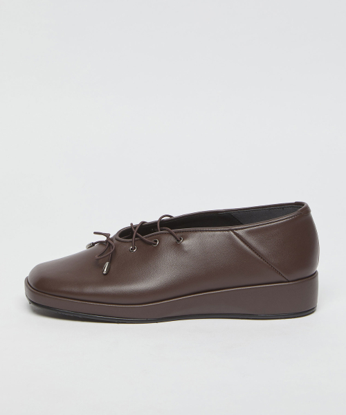 Tie platform loafer(Roasted cacao)_OK1DX25208KBW